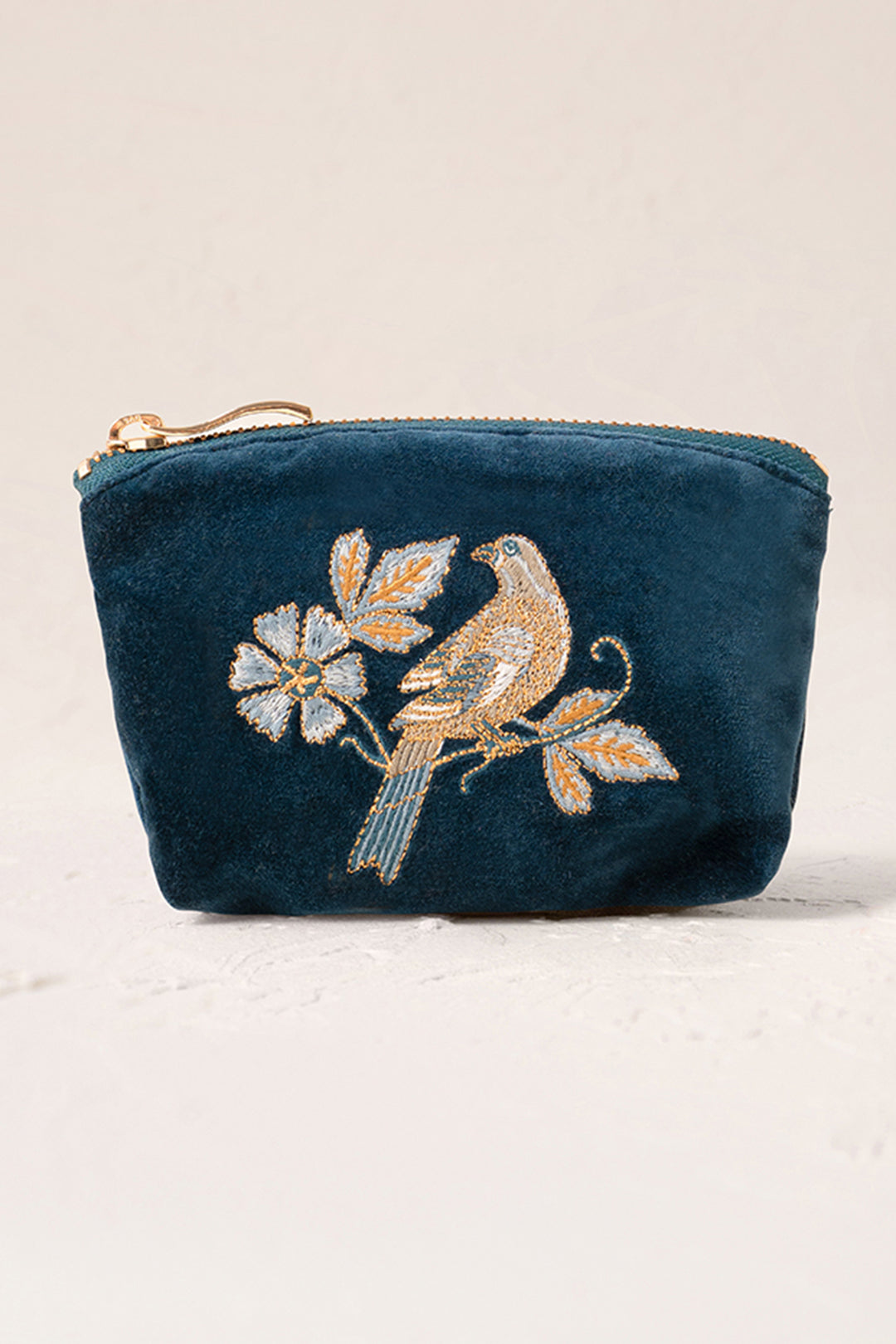 Elizabeth Scarlett Ink Botanical Birds Coin Purse