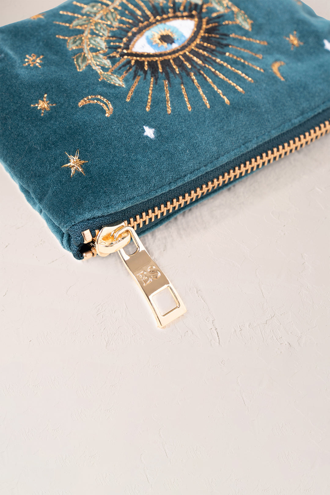 Elizabeth Scarlett Rich Blue Celestial Eye Coin Purse