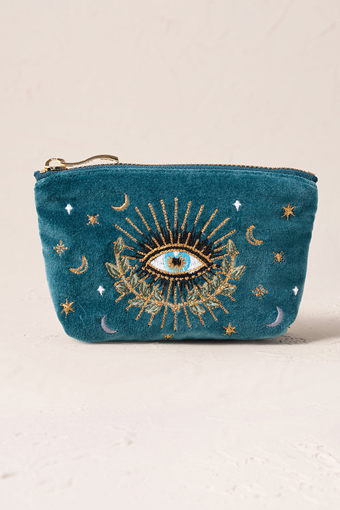 Elizabeth Scarlett Rich Blue Celestial Eye Coin Purse