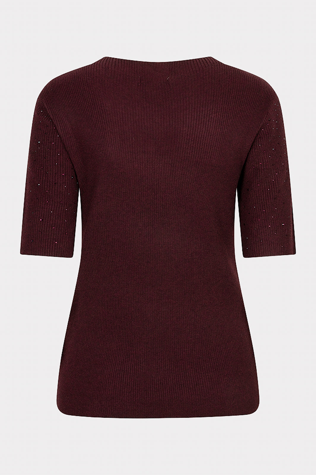 Esqualo 02539 Merlot Gem Knitted Top at Experience Boutique