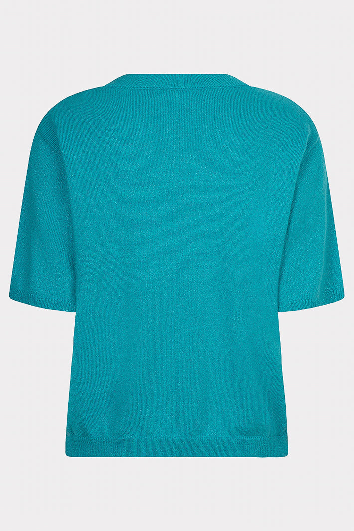 Esqualo 02541 Lake Blue Short Sleeve Jumper at Experience Boutique