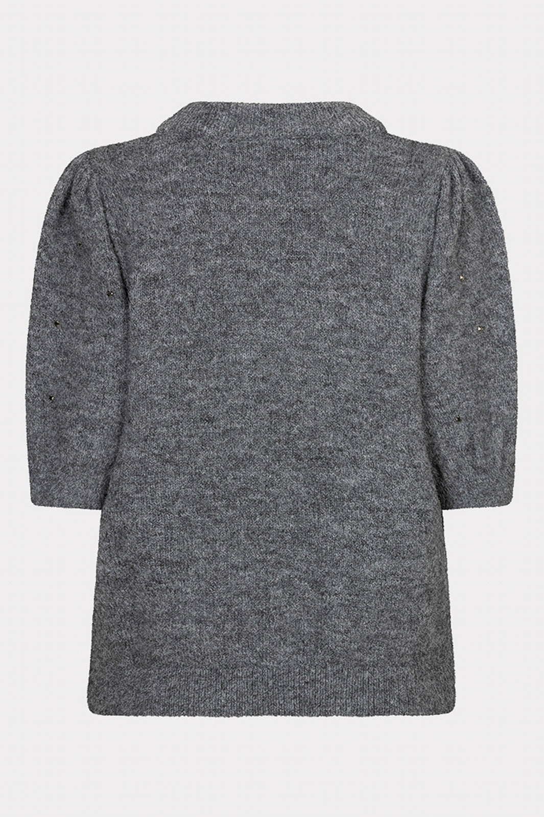 Esqualo 03504 Grey Scattered Diamond Knit Jumper at Experience Boutique