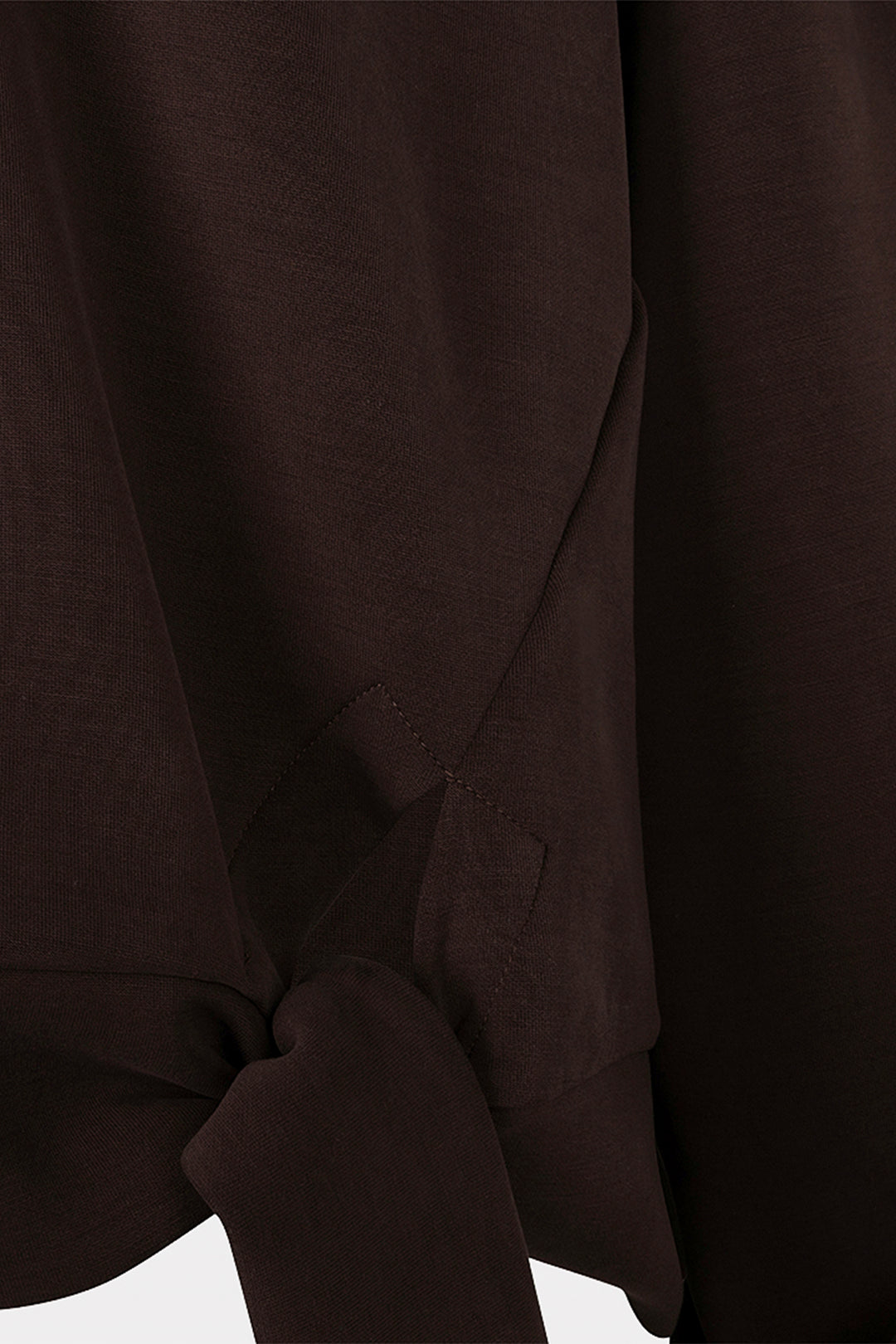 Esqualo 05502 Cocoa Sport Luxe Tie Sweater at Experience Boutique
