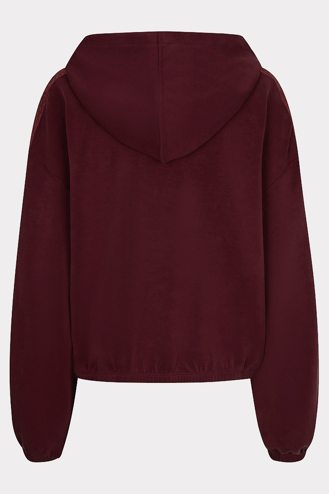 Esqualo 05509 Merlot Sport Luxe Hooded Jumper at Experience Boutique