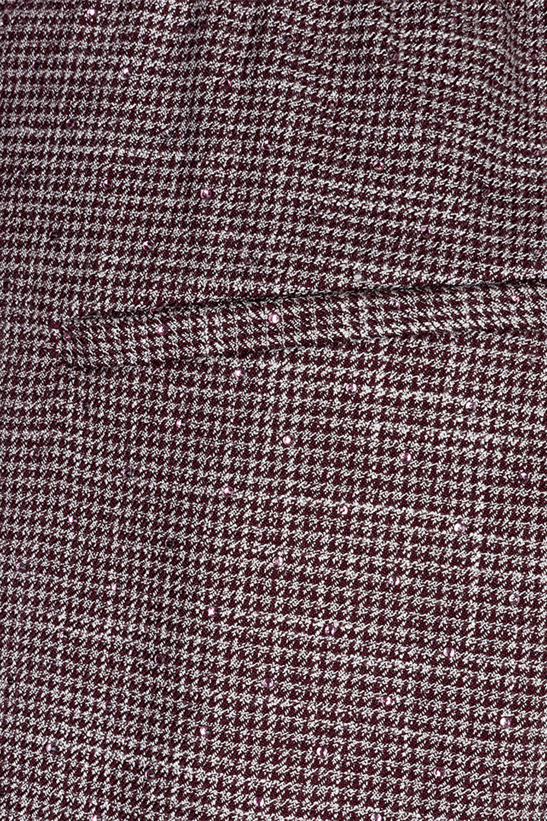 Esqualo 10525 Merlot Houndstooth Trousers at Experience Boutique