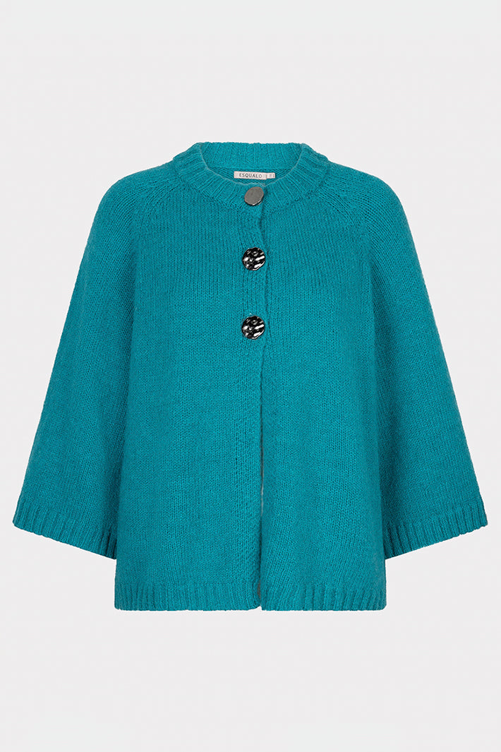 Esqualo 18500 Lake Blue Cardigan at Experience Boutique