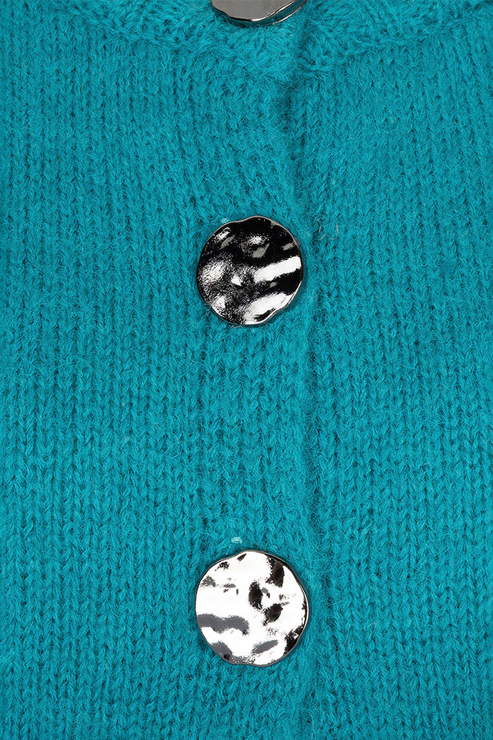 Esqualo 18500 Lake Blue Cardigan at Experience Boutique