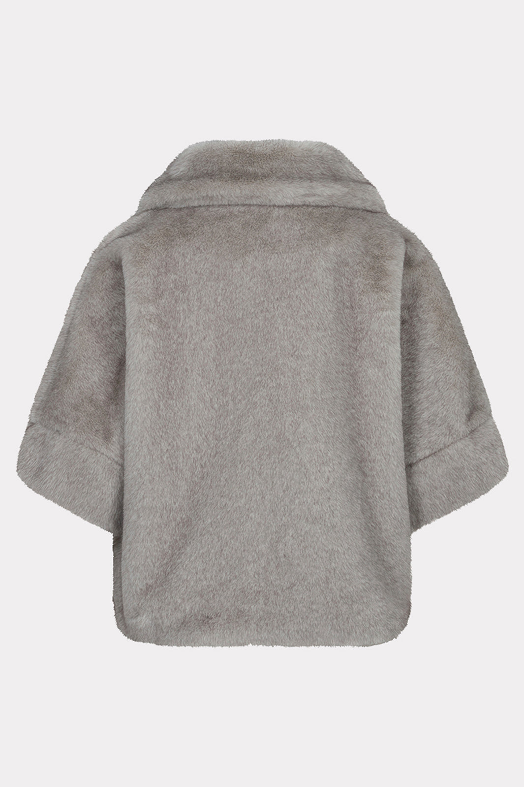 Esqualo 37500 Grey Mink Faux Fur Coat at Experience Boutique
