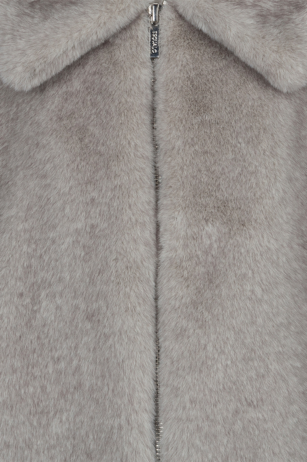 Esqualo 37500 Grey Mink Faux Fur Coat at Experience Boutique