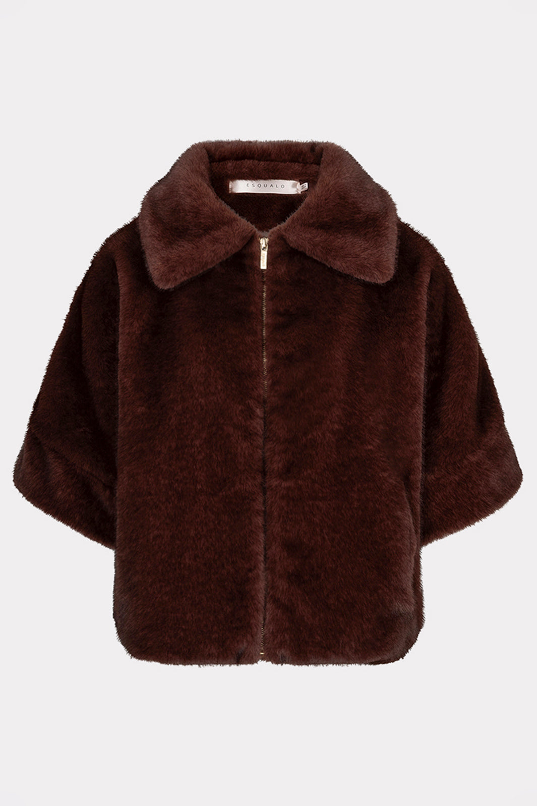 Esqualo 37500 Merlot Mink Faux Fur Coat at Experience Boutique