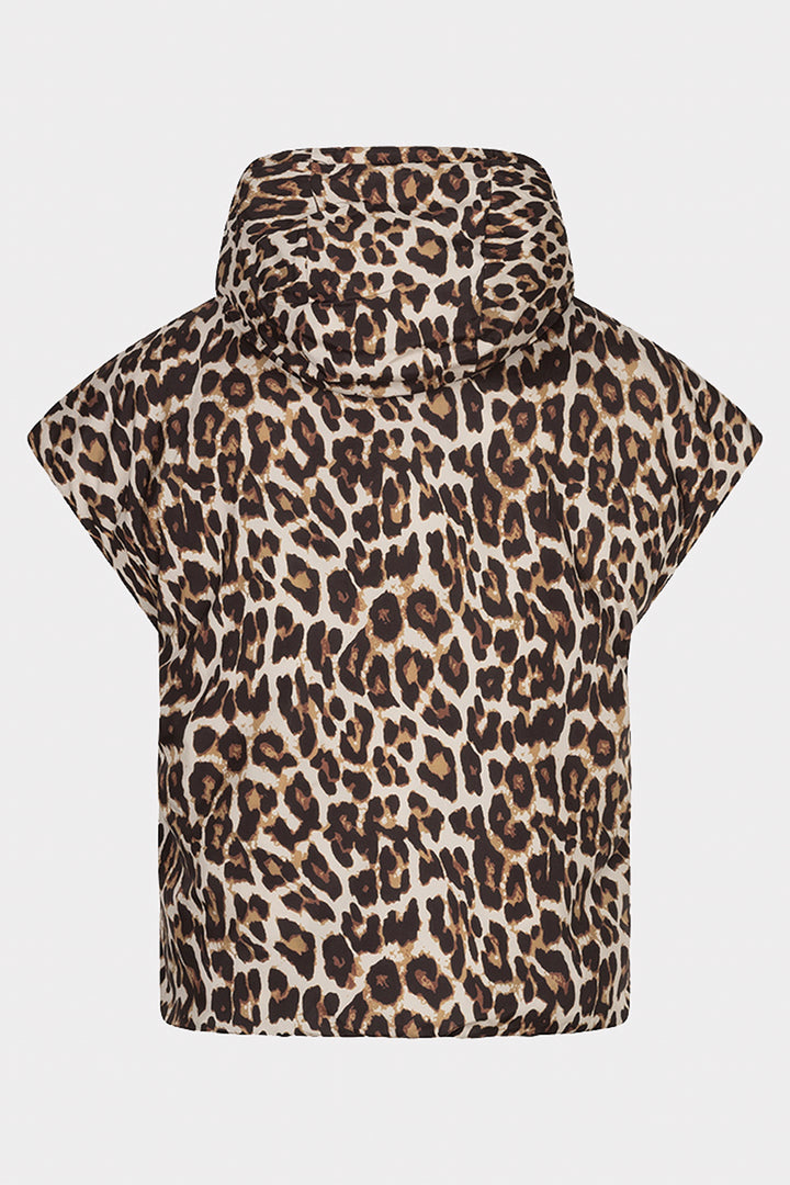 Esqualo 37511 Reversible Leopard Print Gilet at Experience Boutique
