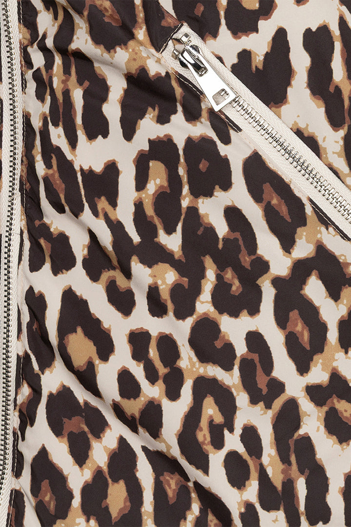Esqualo 37511 Reversible Leopard Print Gilet at Experience Boutique