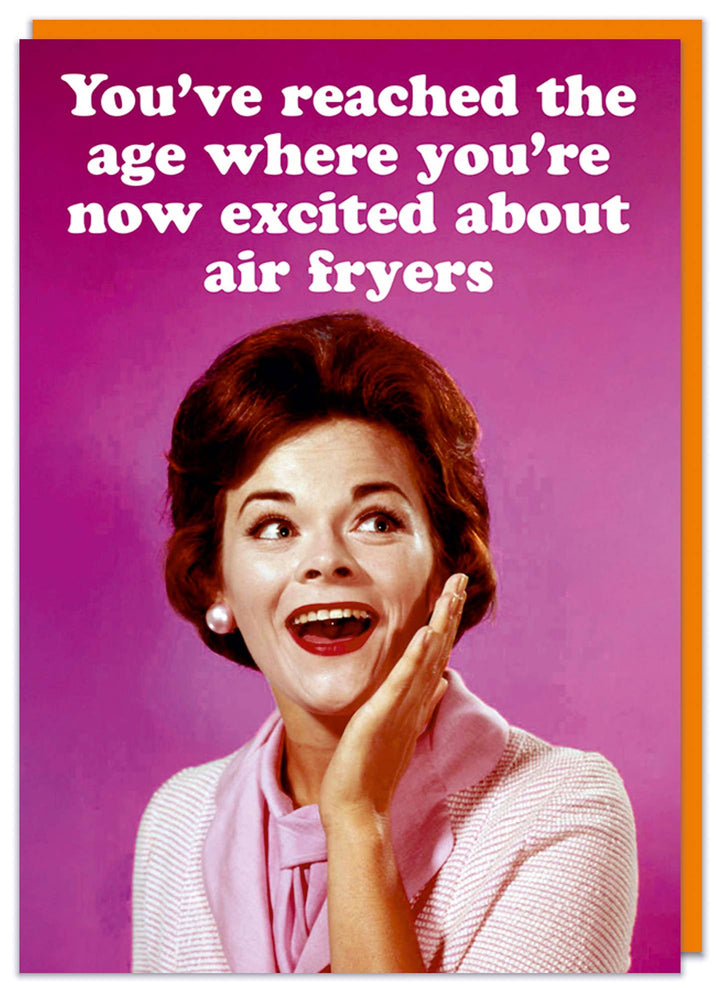 Excited about air fryers Greeting Card