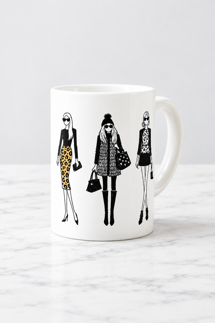 "Ladies Who Lunch" Bone China Mug