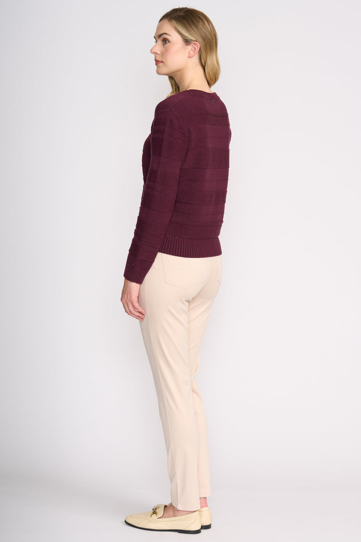 Foil FO6827 Holey Moley Cashmere Cream Trousers at Experience Boutique