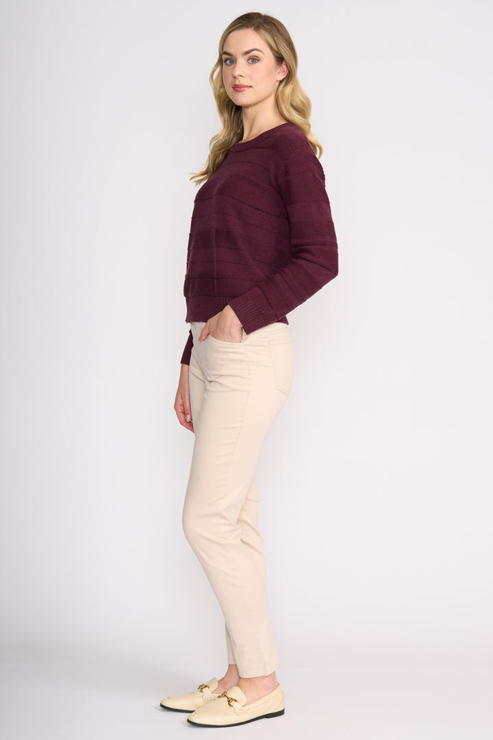 Foil FO6827 Holey Moley Cashmere Cream Trousers at Experience Boutique
