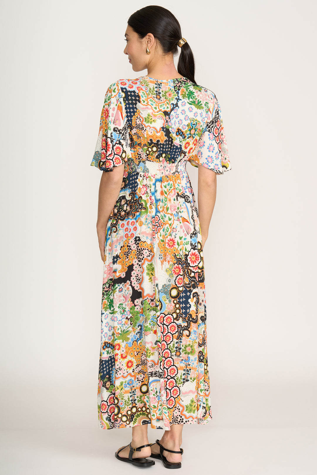 Foil FO8235 Race Favourite Blossom Print Maxi Dress