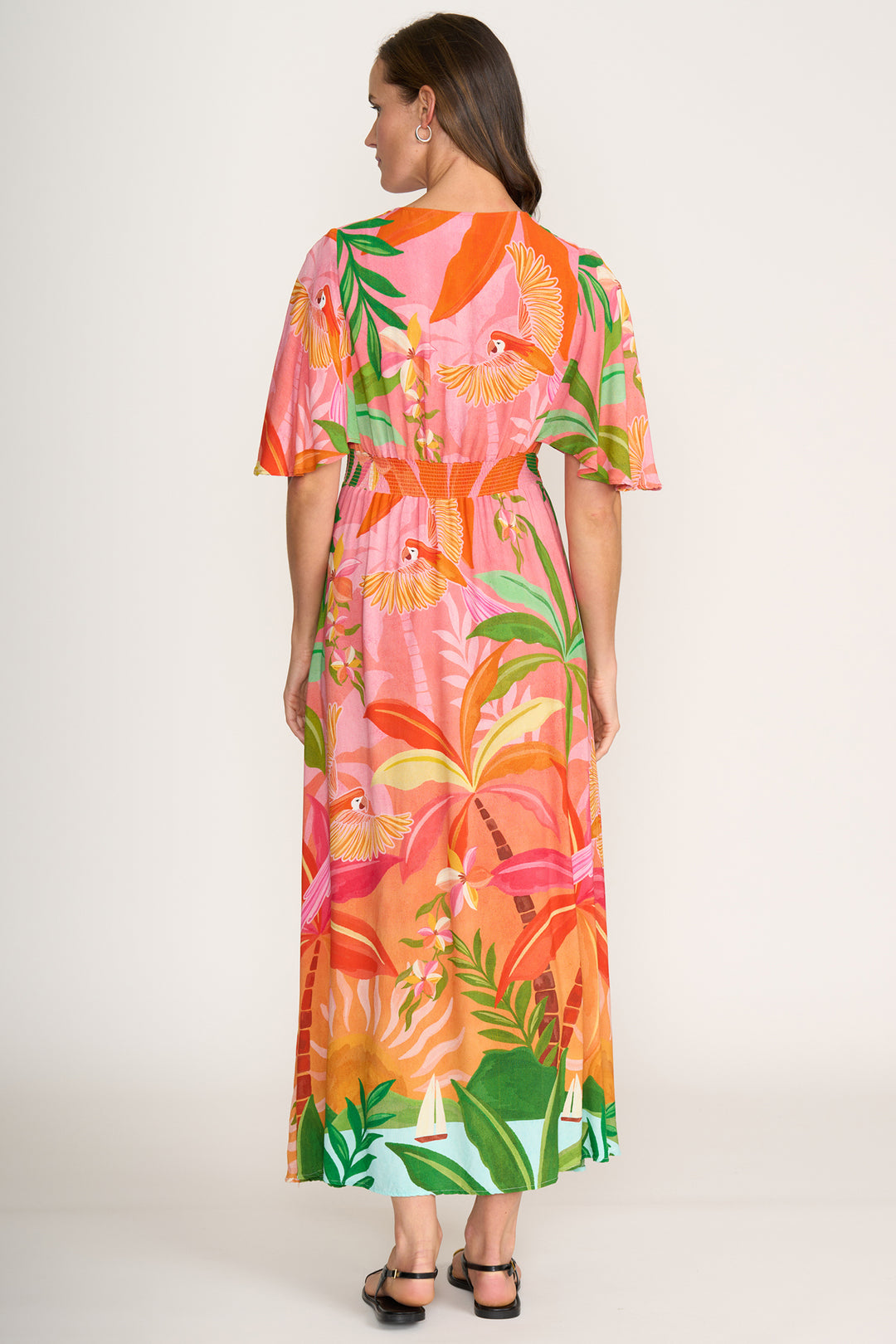 Foil FO8235 Race Favourite Sun Kissed Print Maxi Dress