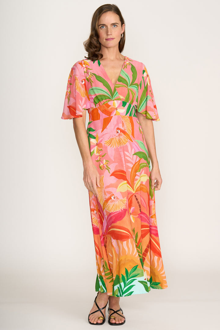Foil FO8235 Race Favourite Sun Kissed Print Maxi Dress