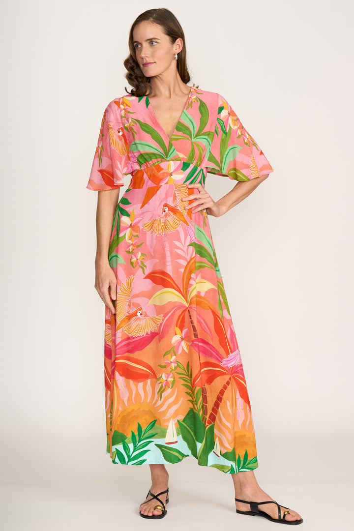 Foil FO8235 Race Favourite Sun Kissed Print Maxi Dress