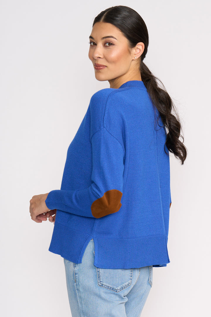 Foil FO8458 Perfect Patch Electric Indigo Jumper at Experience Boutique