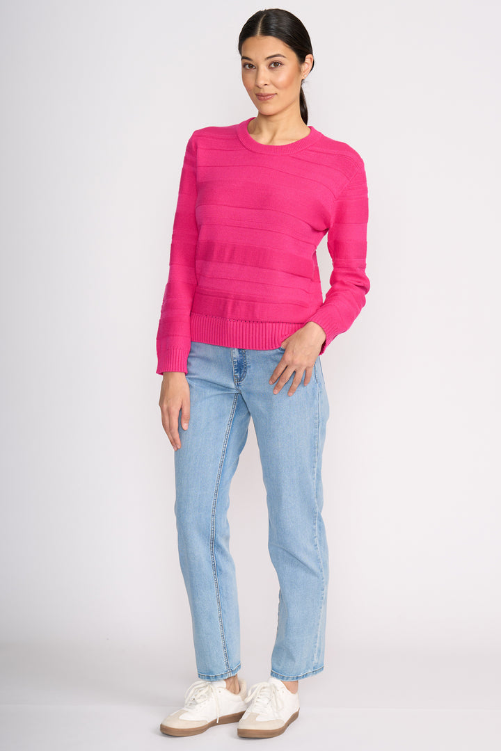 Foil FO8461 Face Value Electric Fuchsia Pink Jumper at Experience Boutique