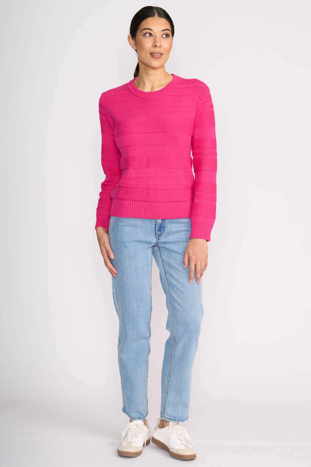 Foil FO8461 Face Value Electric Fuchsia Pink Jumper at Experience Boutique