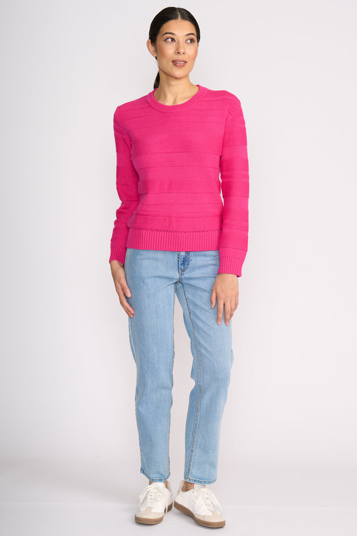 Foil FO8461 Face Value Electric Fuchsia Pink Jumper at Experience Boutique