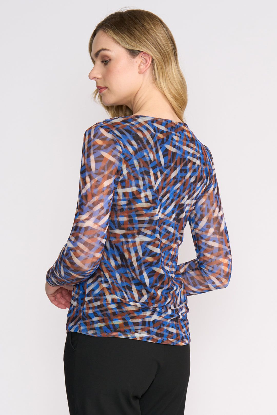 Foil FO8535 Sheer Fun Elemental Wrap Top at Experience Boutique