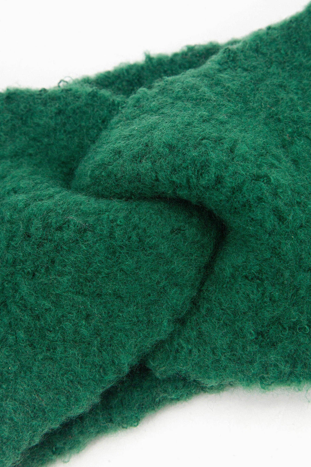 Forest Green Twist Front Headband