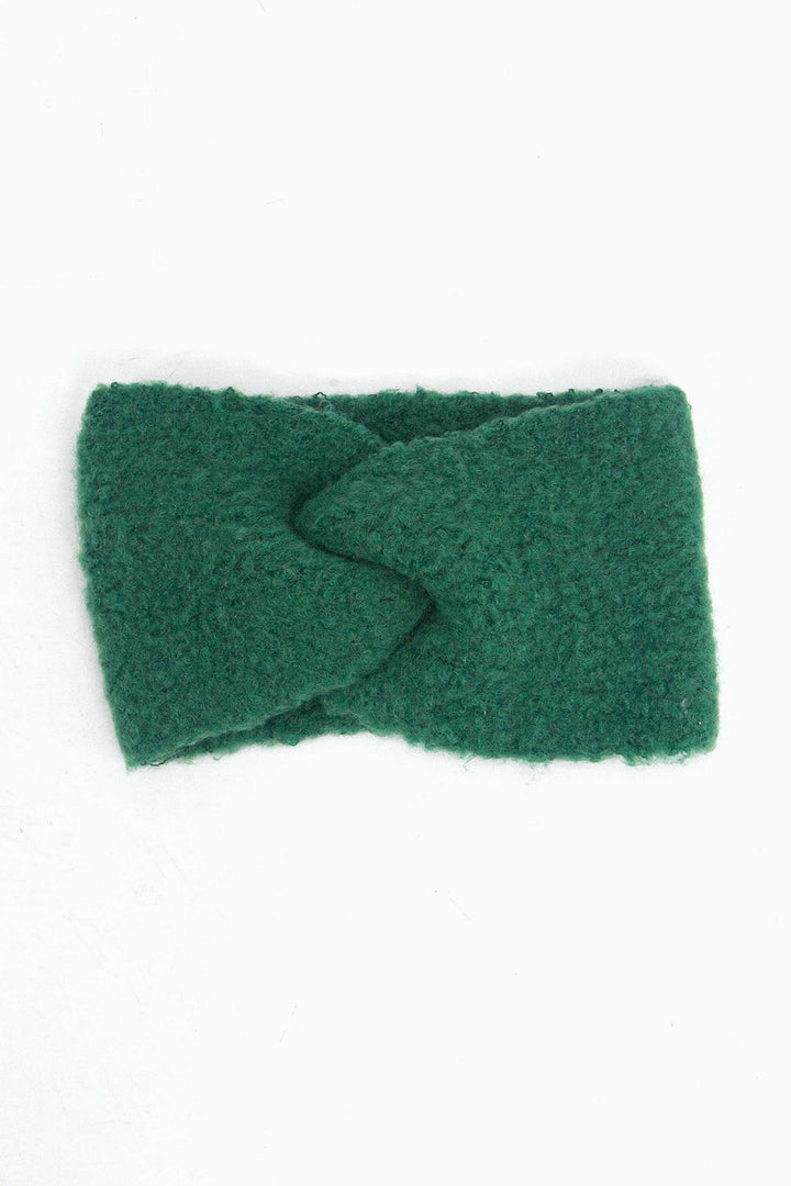 Forest Green Twist Front Headband