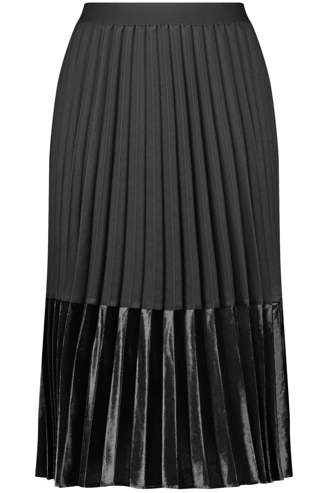 Gerry Weber 210024 Black Pleated Skirt - Experience Boutique