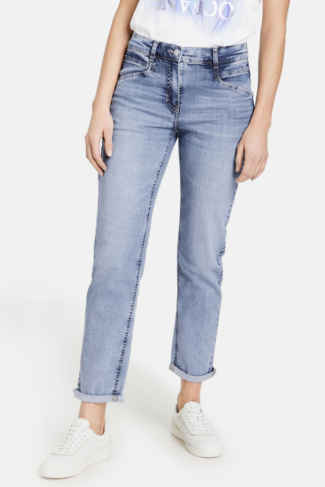 Gerry Weber 222054 Light Blue Kiara Relaxed Fit Jeans