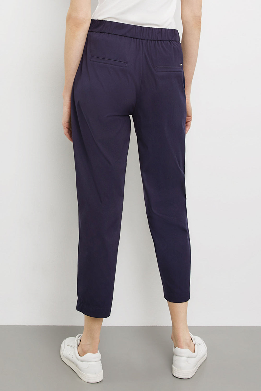 Gerry Weber 222069-66235 80890 Navy Pull-On Trousers - Experience Boutique