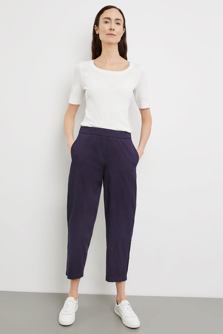Gerry Weber 222069-66235 80890 Navy Pull-On Trousers - Experience Boutique