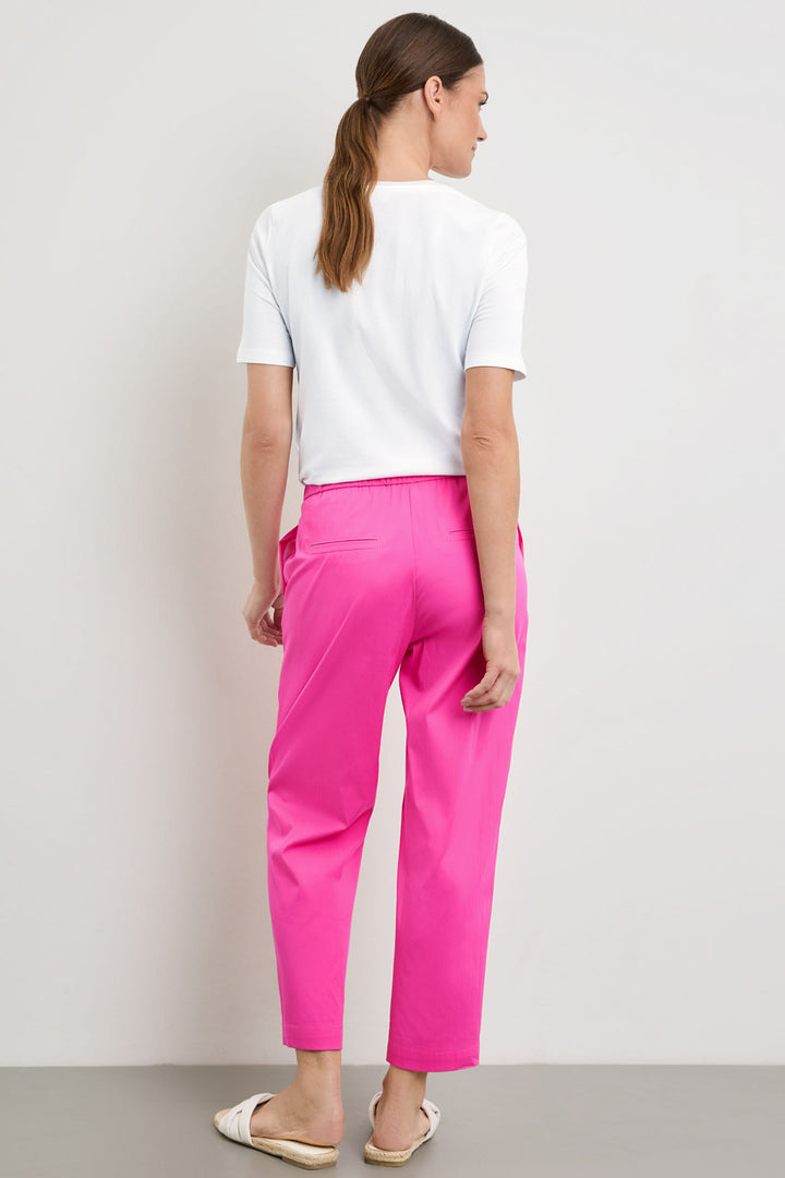Gerry Weber 222069 Solar Pink Pull-On Trousers - Experience Boutique