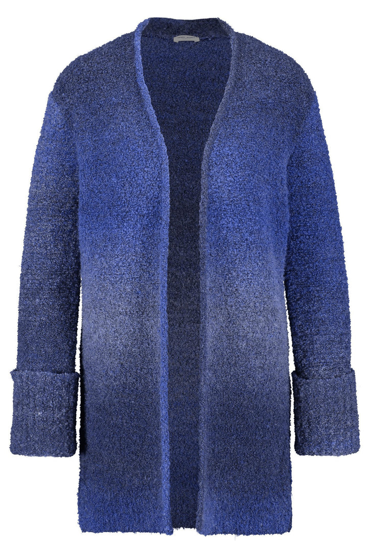 Gerry Weber 230032 Royal Blue Colour Fade Coatigan Cardigan - Experience Boutique