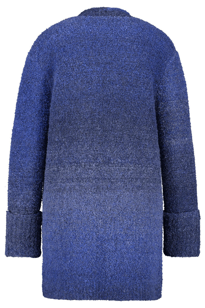 Gerry Weber 230032 Royal Blue Colour Fade Coatigan Cardigan - Experience Boutique