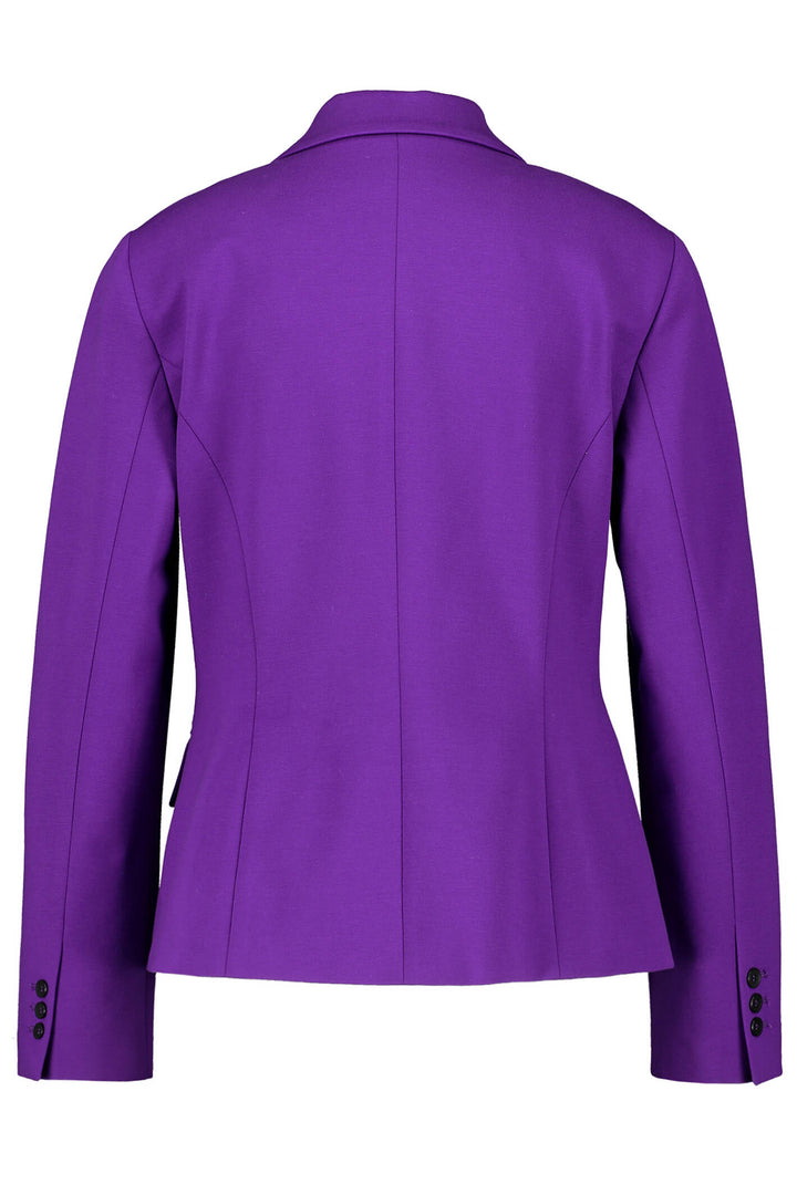 Gerry Weber 230057 Dark Violet Blazer Jacket - Experience Boutique