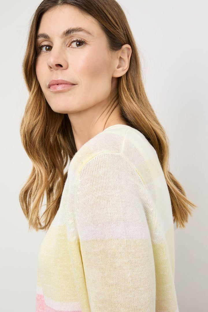 Gerry Weber 230223 Muti-Coloured Stripe Cardigan