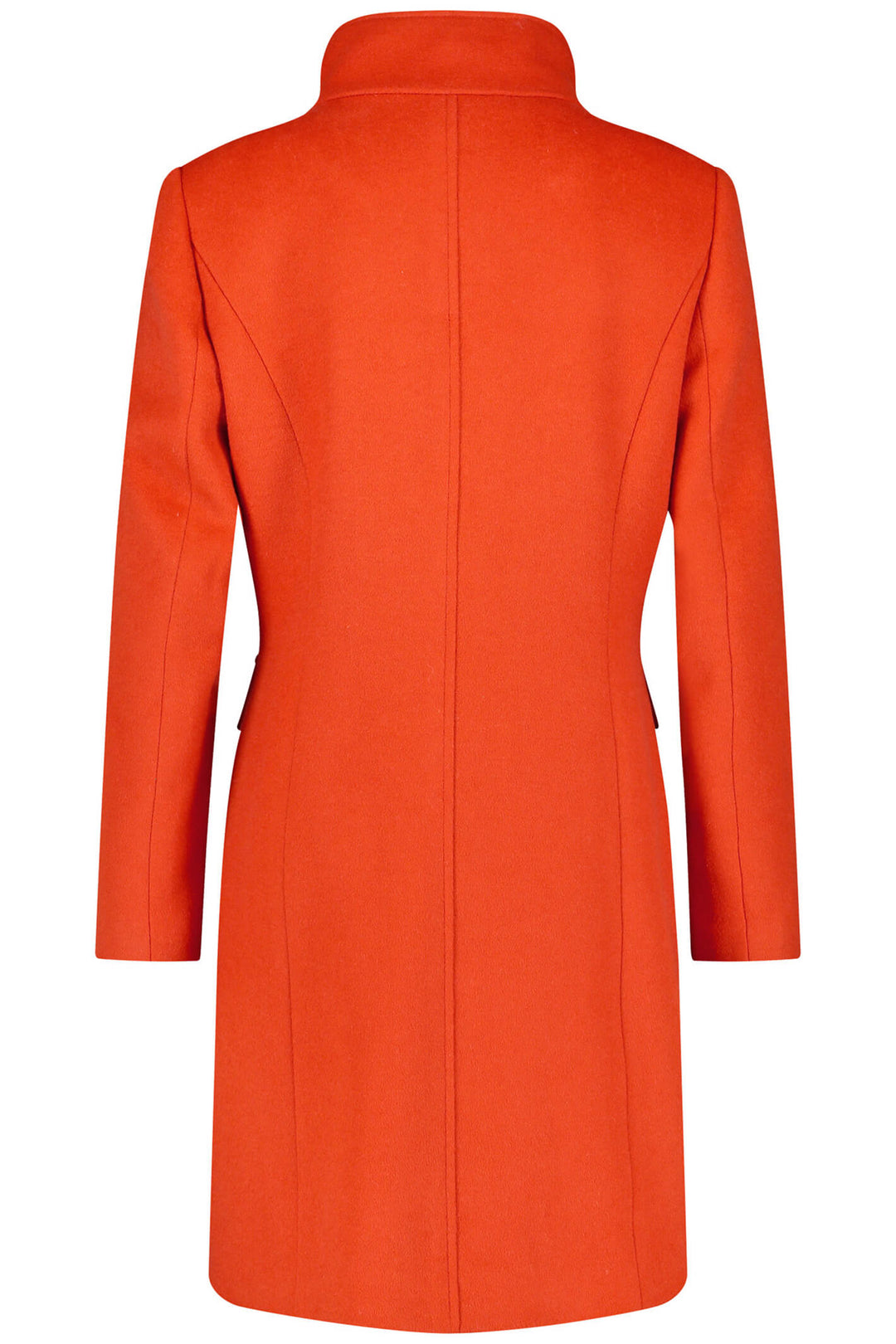 Gerry Weber 250235 Burnt Orange Wool Mix High Neck Coat