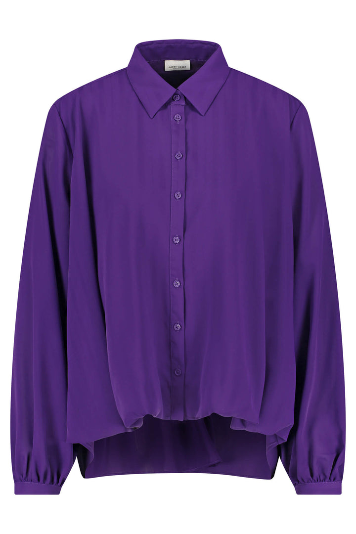 Gerry Weber 260058 Dark Violet Purple Shirt - Experience Boutique