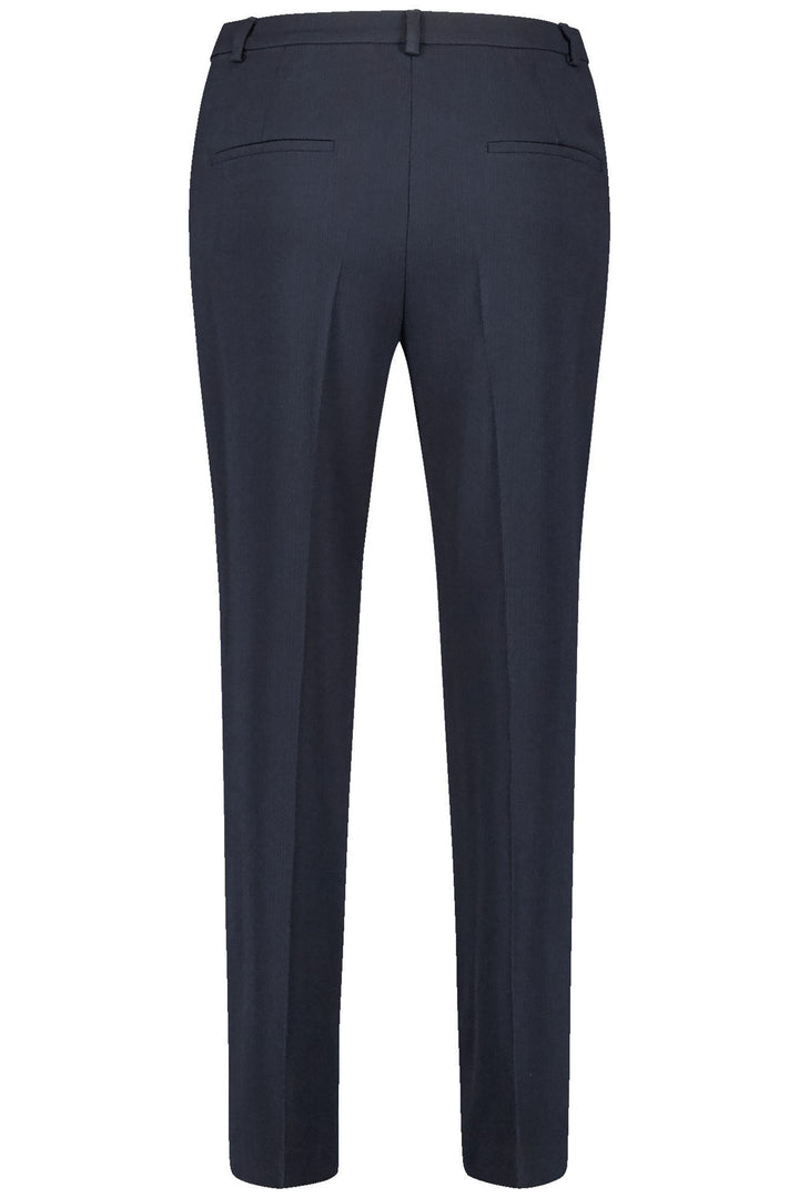 Gerry Weber 320008 31250 Navy Straight Fit Trousers - Experience Boutique