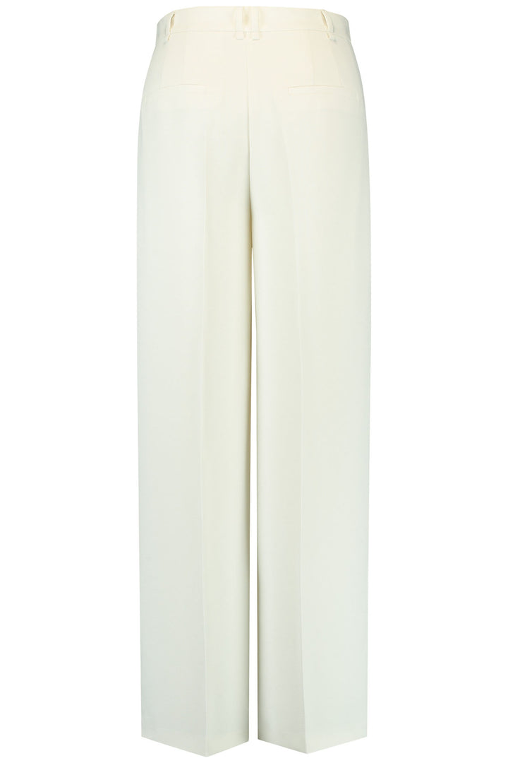 Gerry Weber 320025 Off White Wide Leg Trousers - Experience Boutique