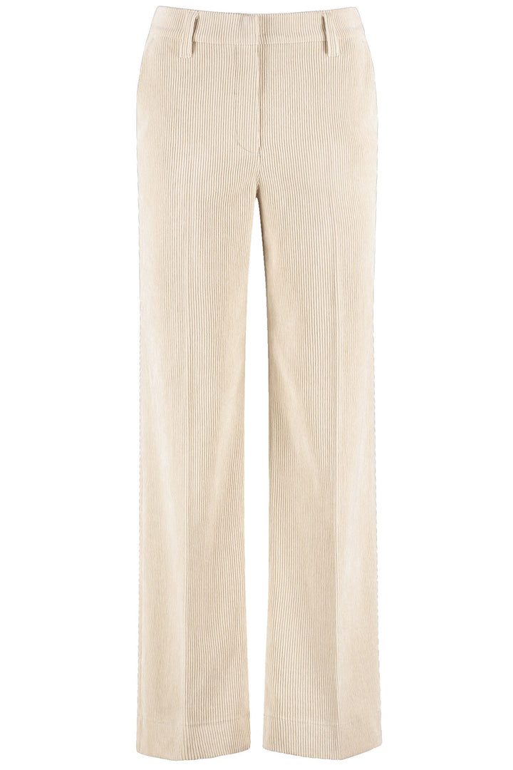 Gerry Weber 322021 MIRJA Cream Wide Leg Trousers - Experience Boutique