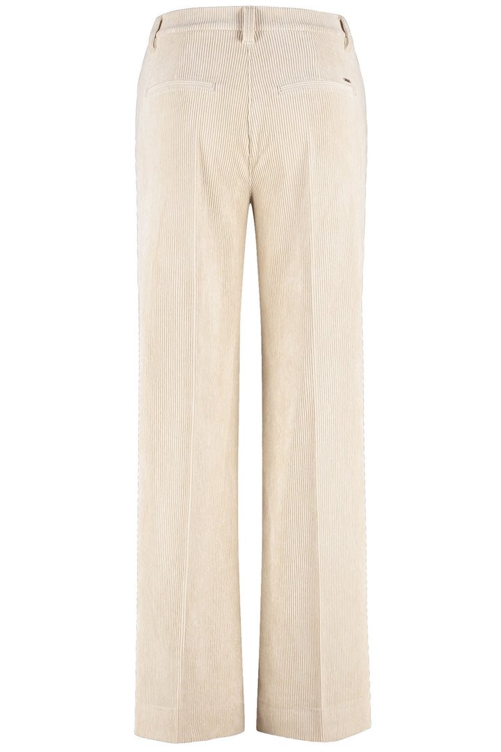 Gerry Weber 322021 MIRJA Cream Wide Leg Trousers - Experience Boutique