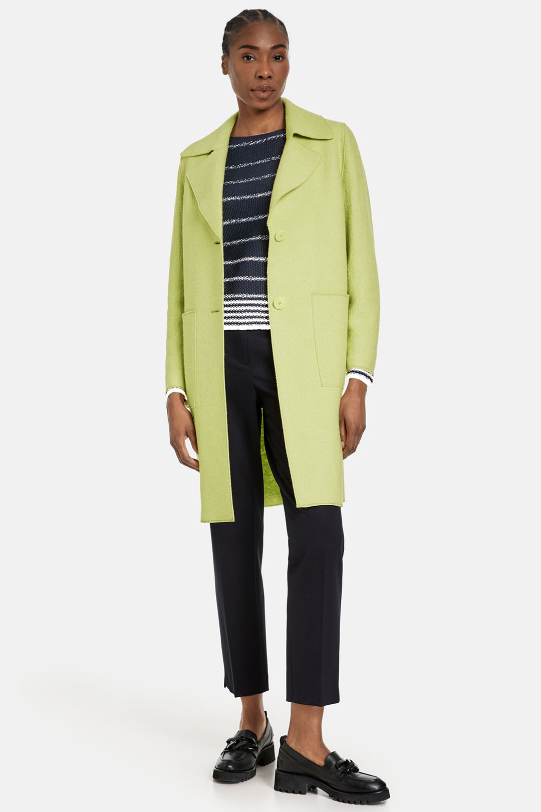 Gerry Weber 350206 40080 Tender Yellow Wool Style Coat – Experience ...