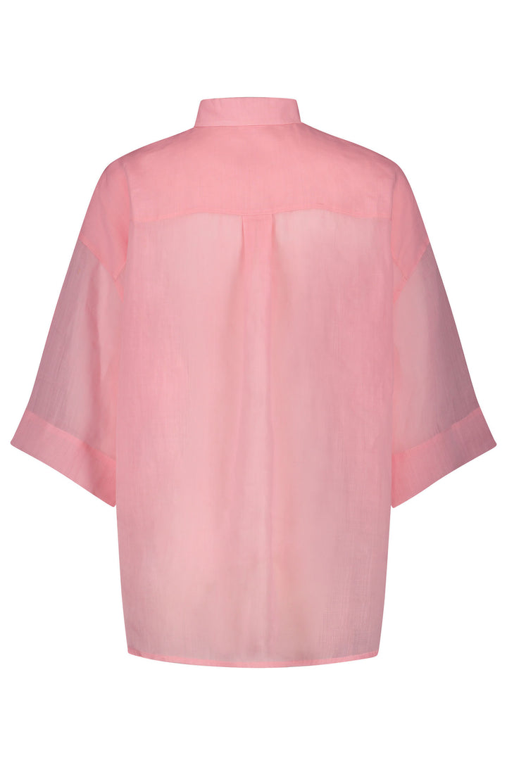 Gerry Weber 360042 Milkshake Pink Short Sleeve Shirt - Experience Boutique