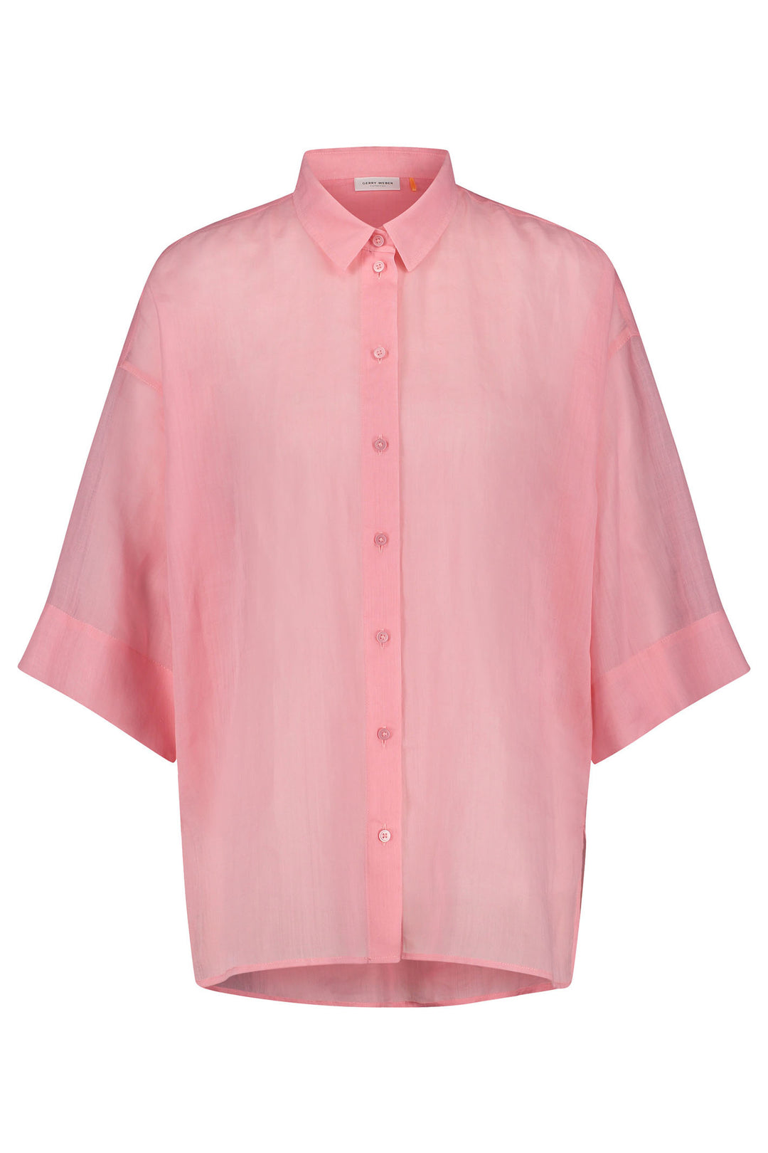 Gerry Weber 360042 Milkshake Pink Short Sleeve Shirt - Experience Boutique