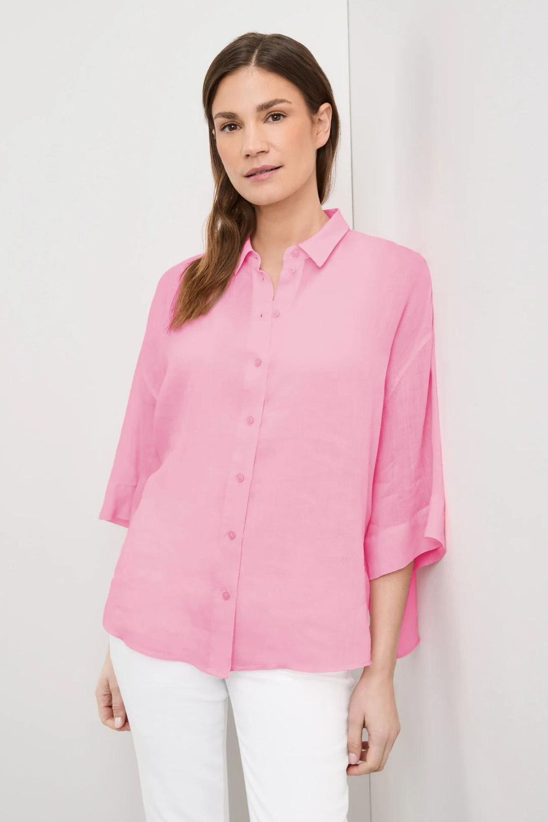 Gerry Weber 360042 Milkshake Pink Short Sleeve Shirt